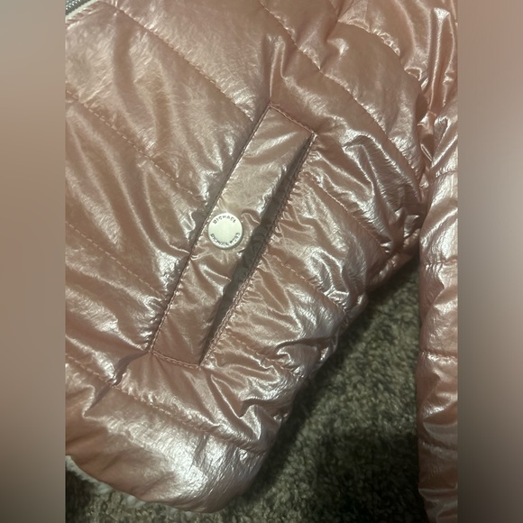 Michael Kors girls faux fur lined puffer zip up jacket - Picture 6 of 8